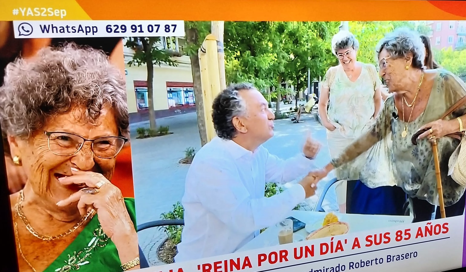 Emilia y Susi conocen a Roberto Brasero