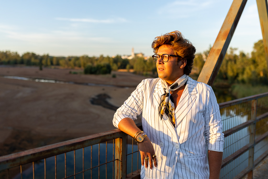 José Carlos mirando el horizonte