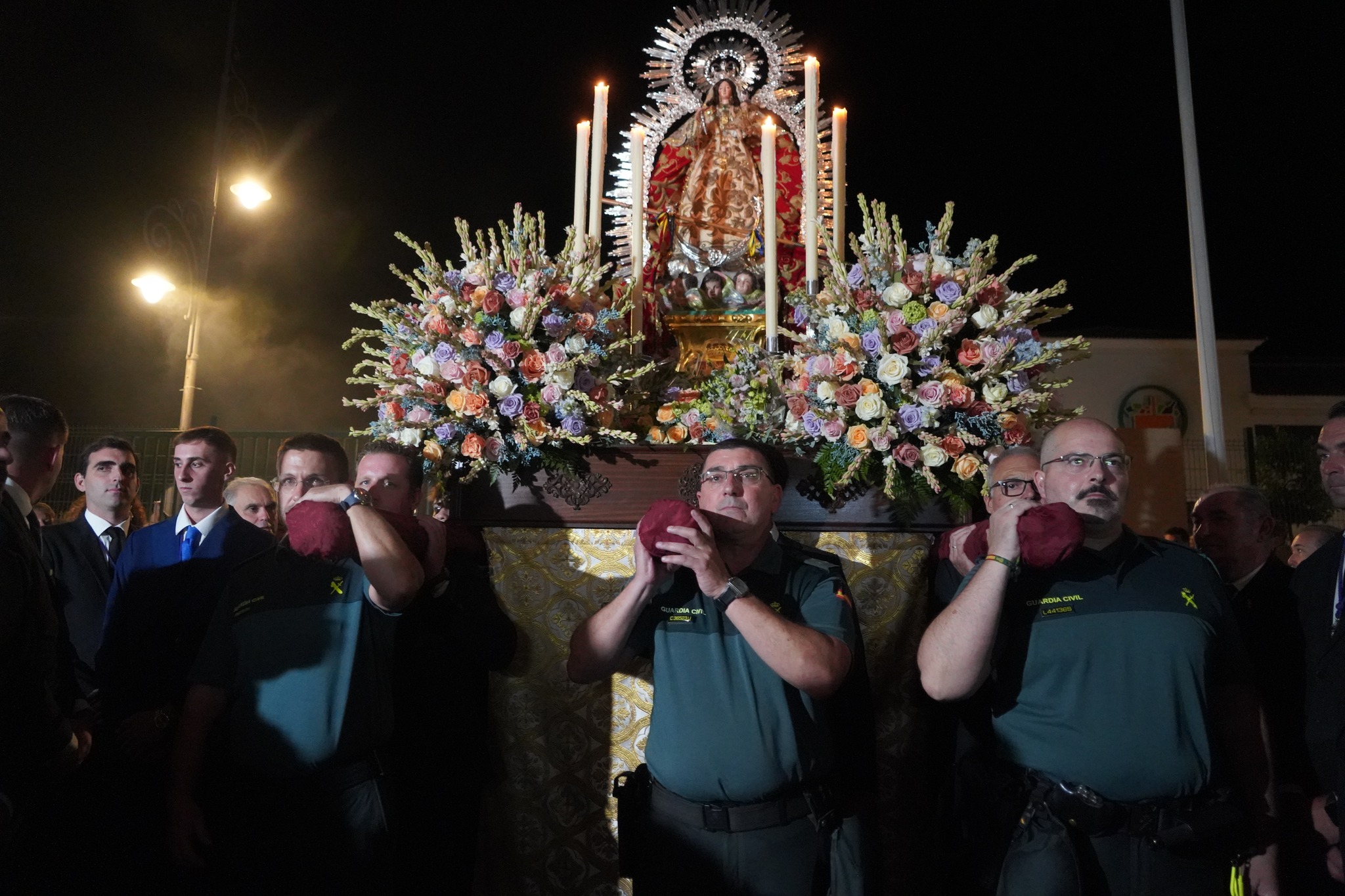 La Guardia Civil también participó en el traslado