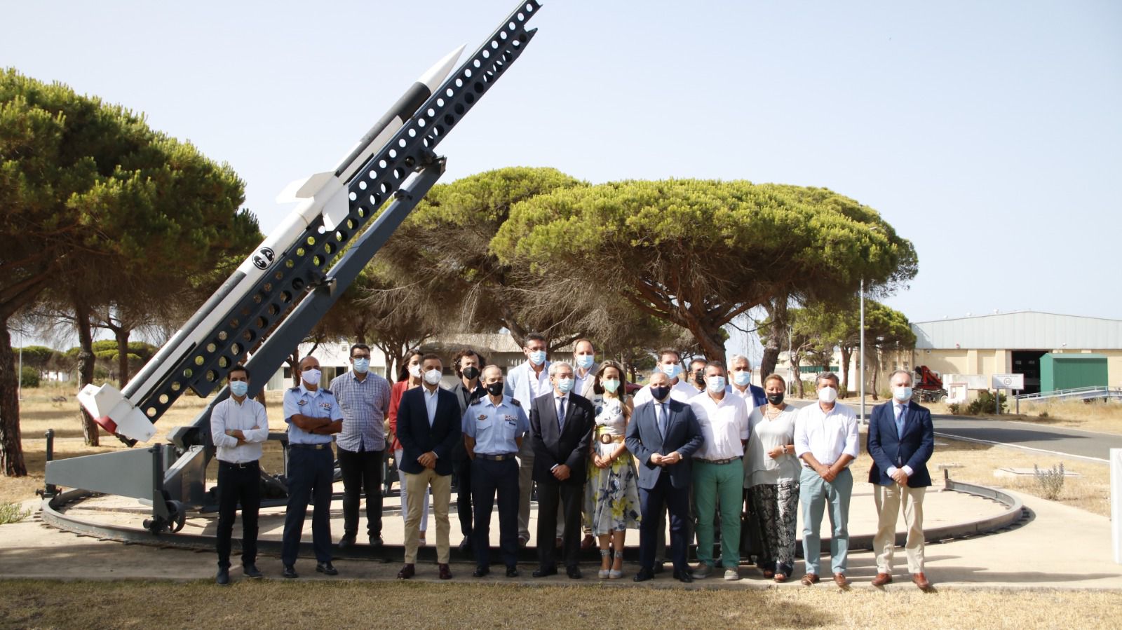 Autoridades hace años en apoyo al Proyecto Ceus