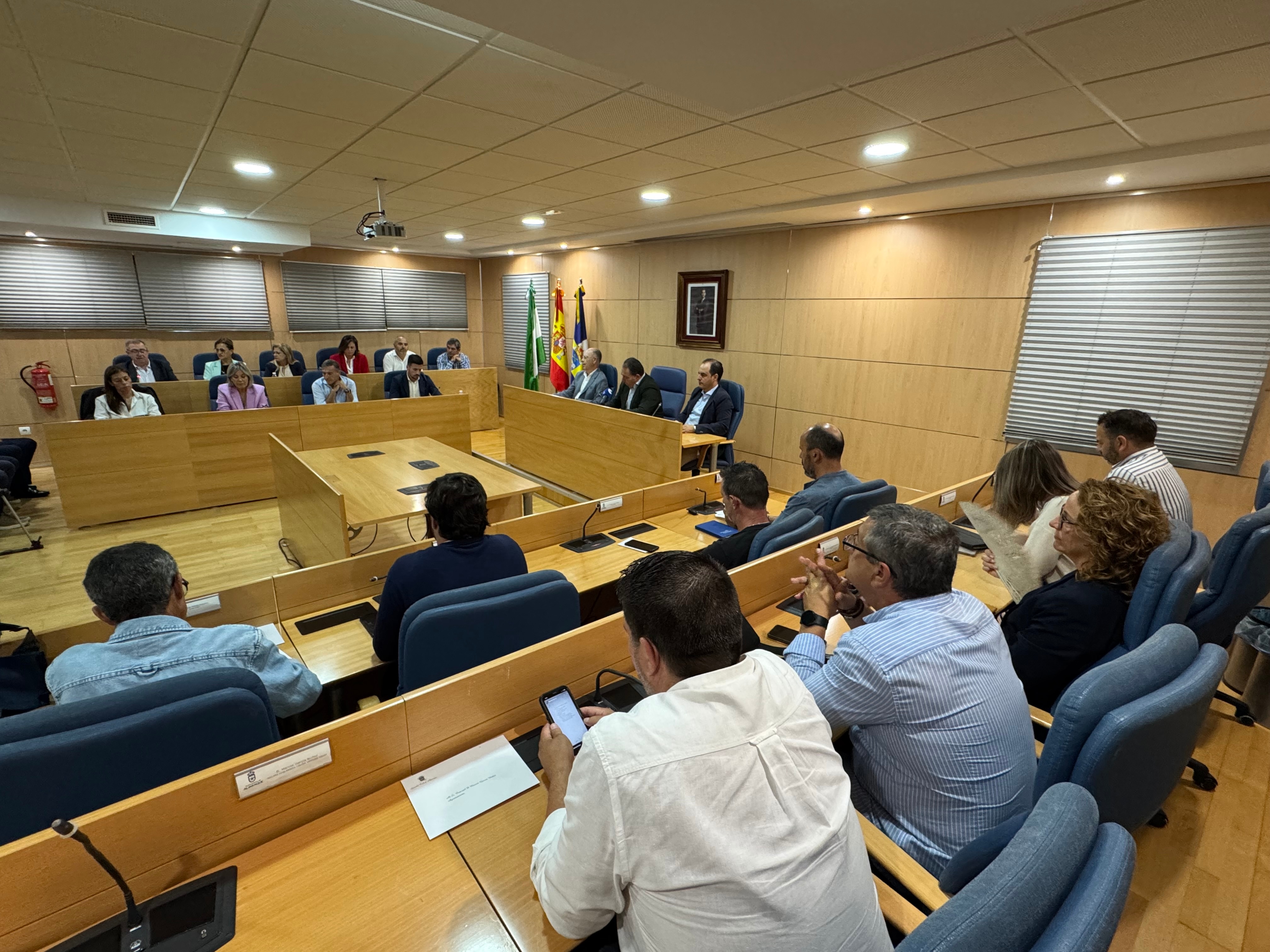 Pleno de renuncia de David Toscano
