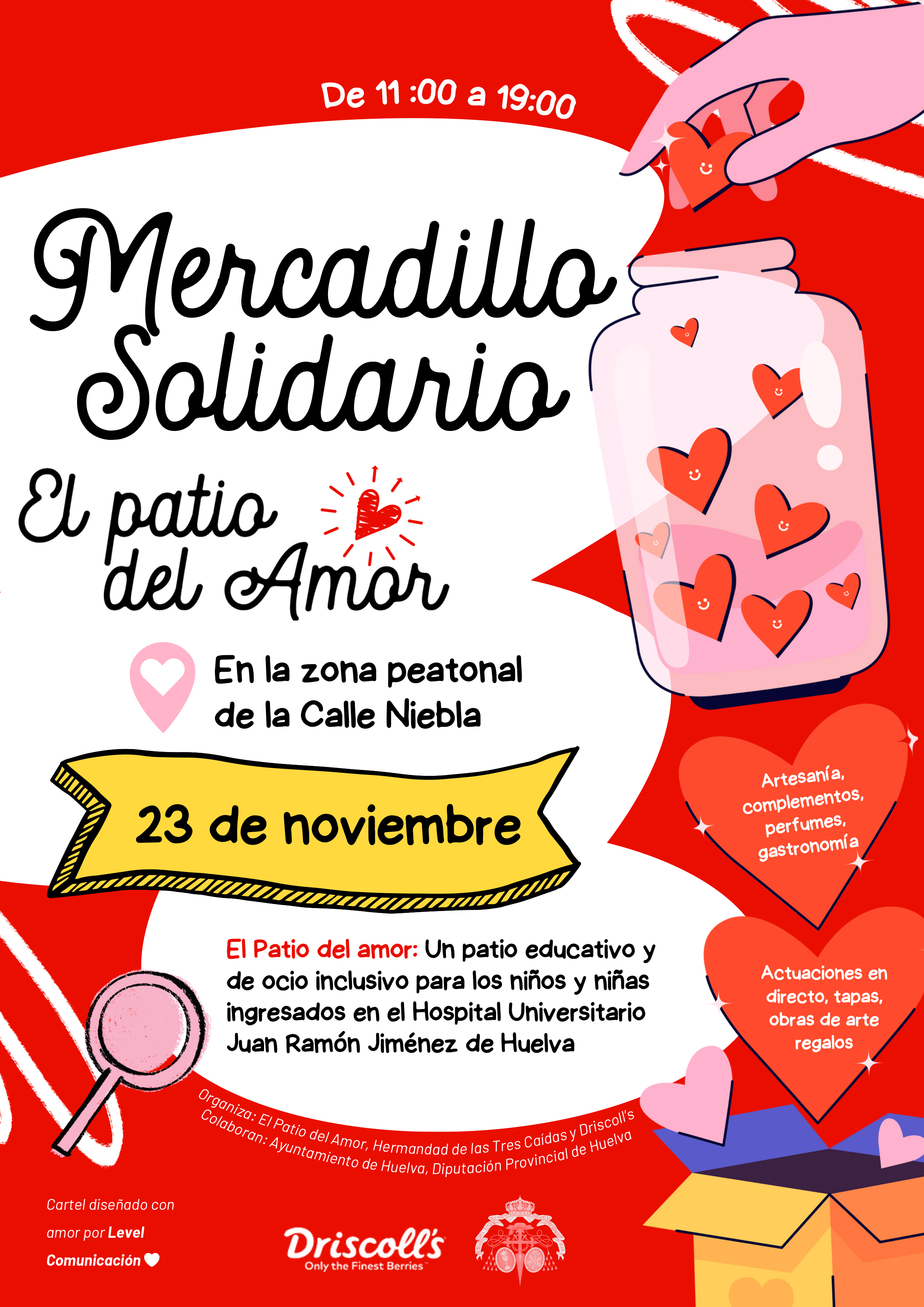 CARTEL PATIO DEL AMOR MERCADILLO