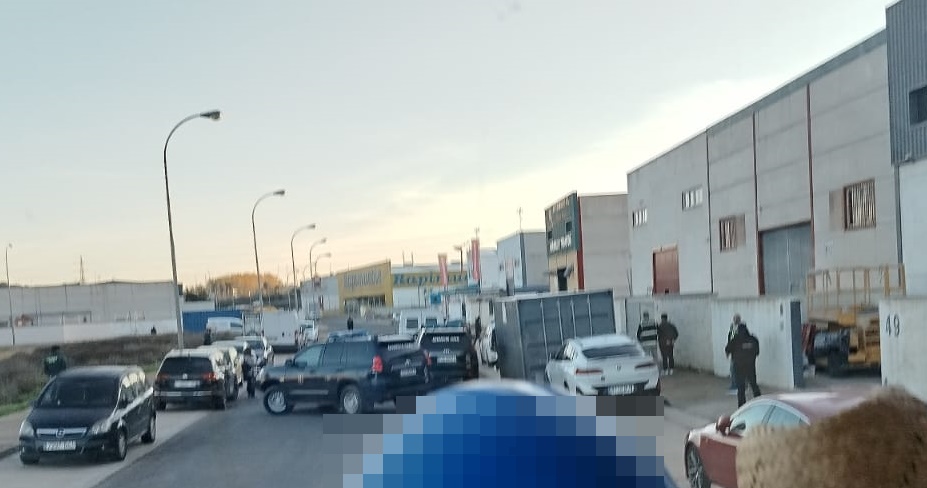 Agentes en el operativo contra el narcotráfico en la Costa
