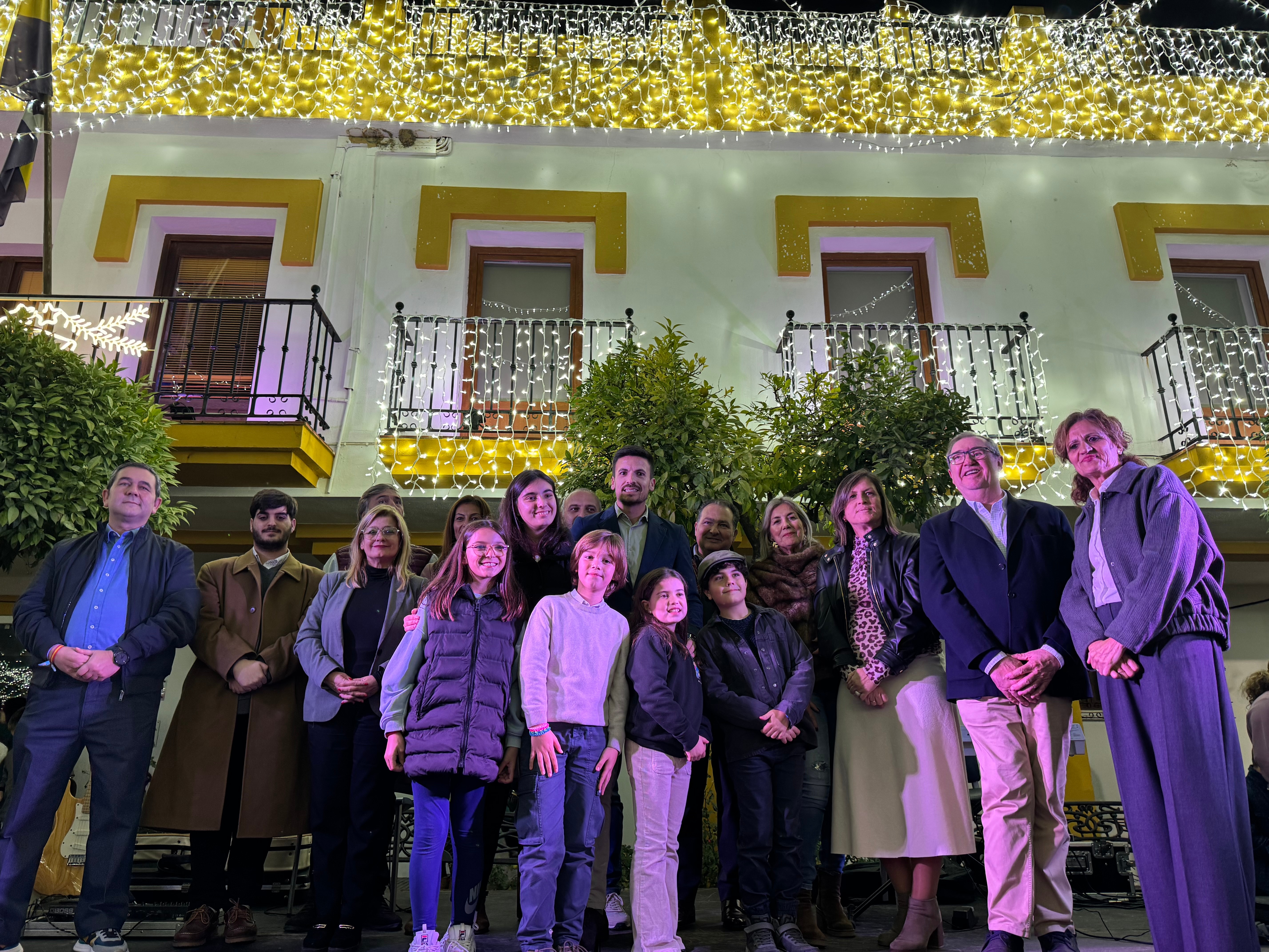 Encendido alumbrado navideño en Aljaraque (1)