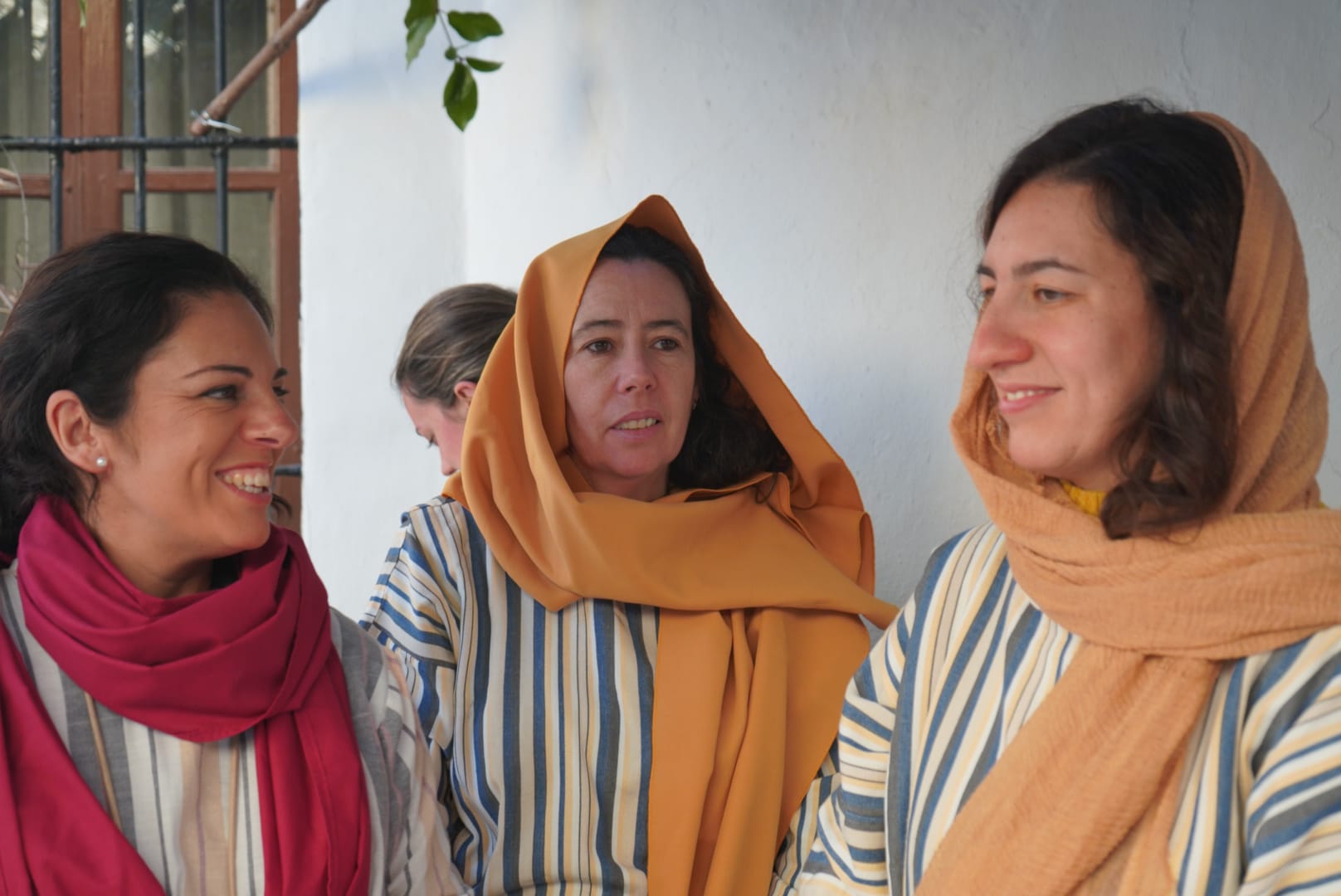 Participantes en el Belén