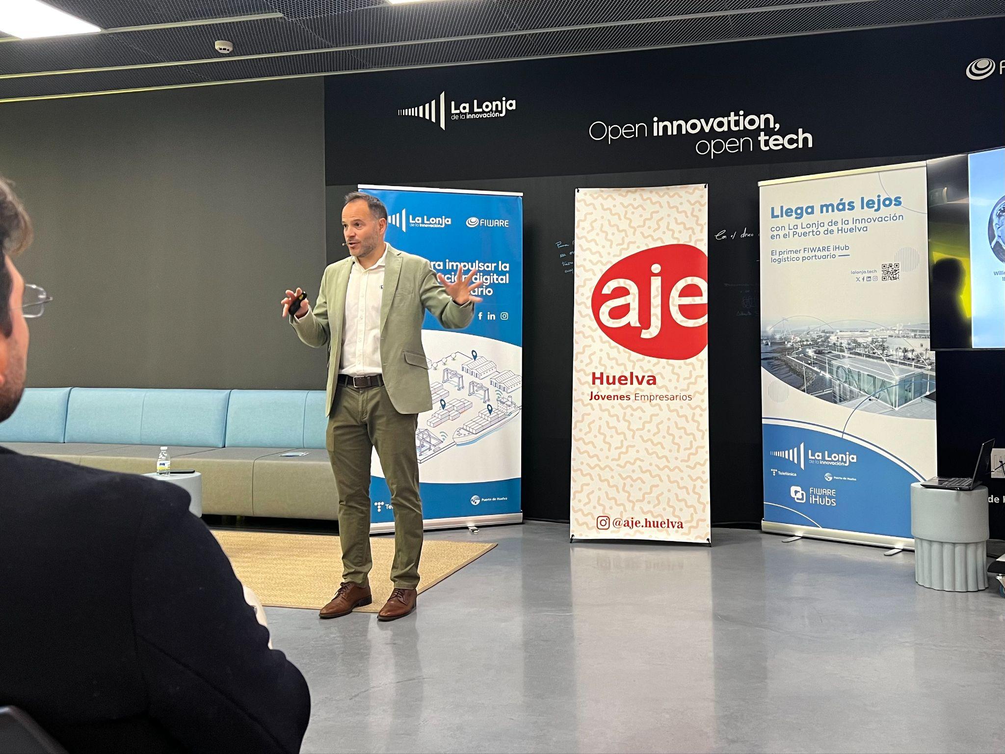 Borja López Lanáquera, ponente invitado de la 4ª edición del AJE Conecta Huelva, experto en desarrollo de negocios