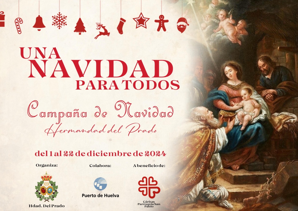 Cartel Campaña de Navidad. Hdad. del Prado. 2024.