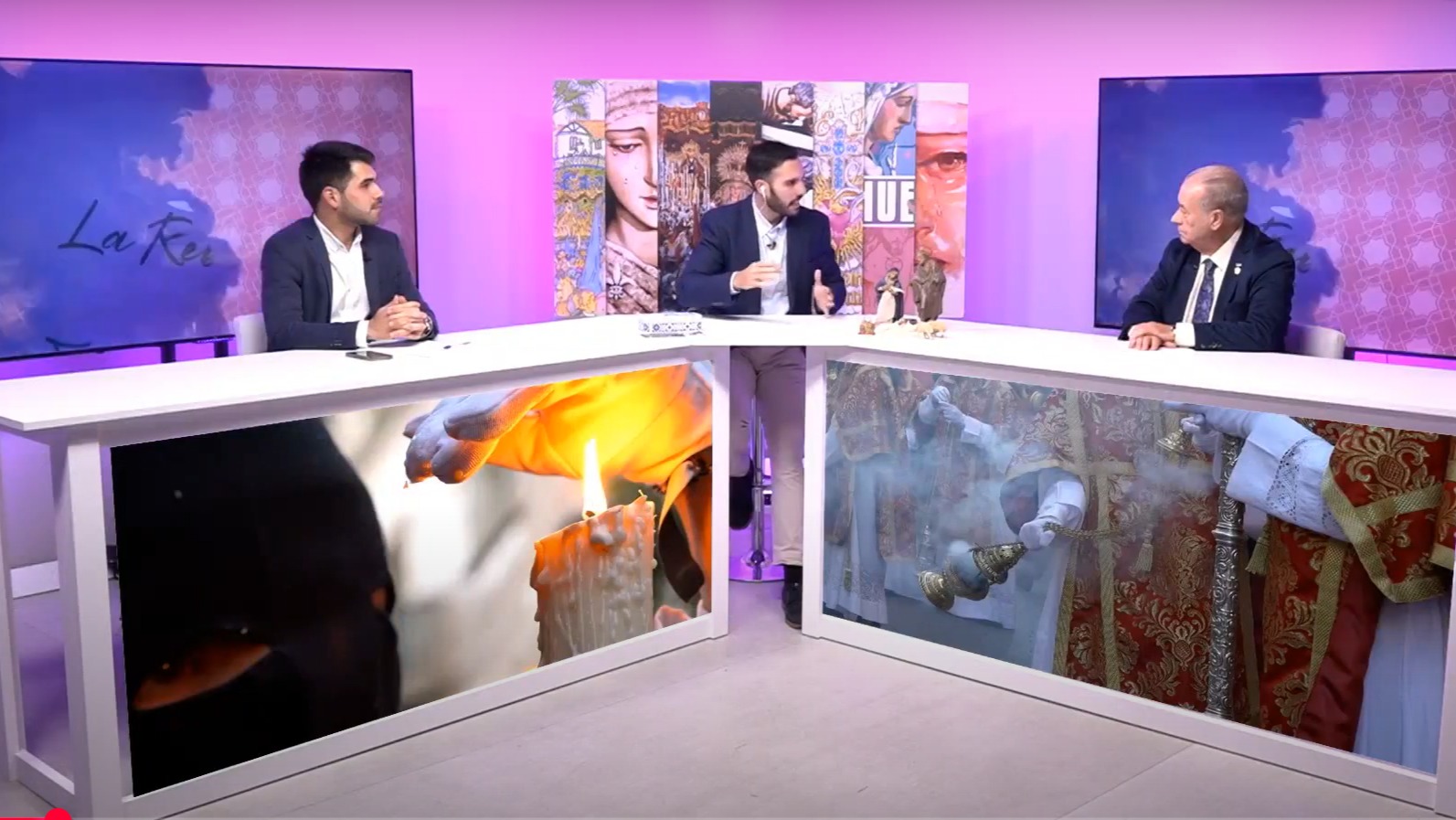 El presidente del Consejo de Hermandades, Antonio González, en el programa La Rebujina de Teleonuba