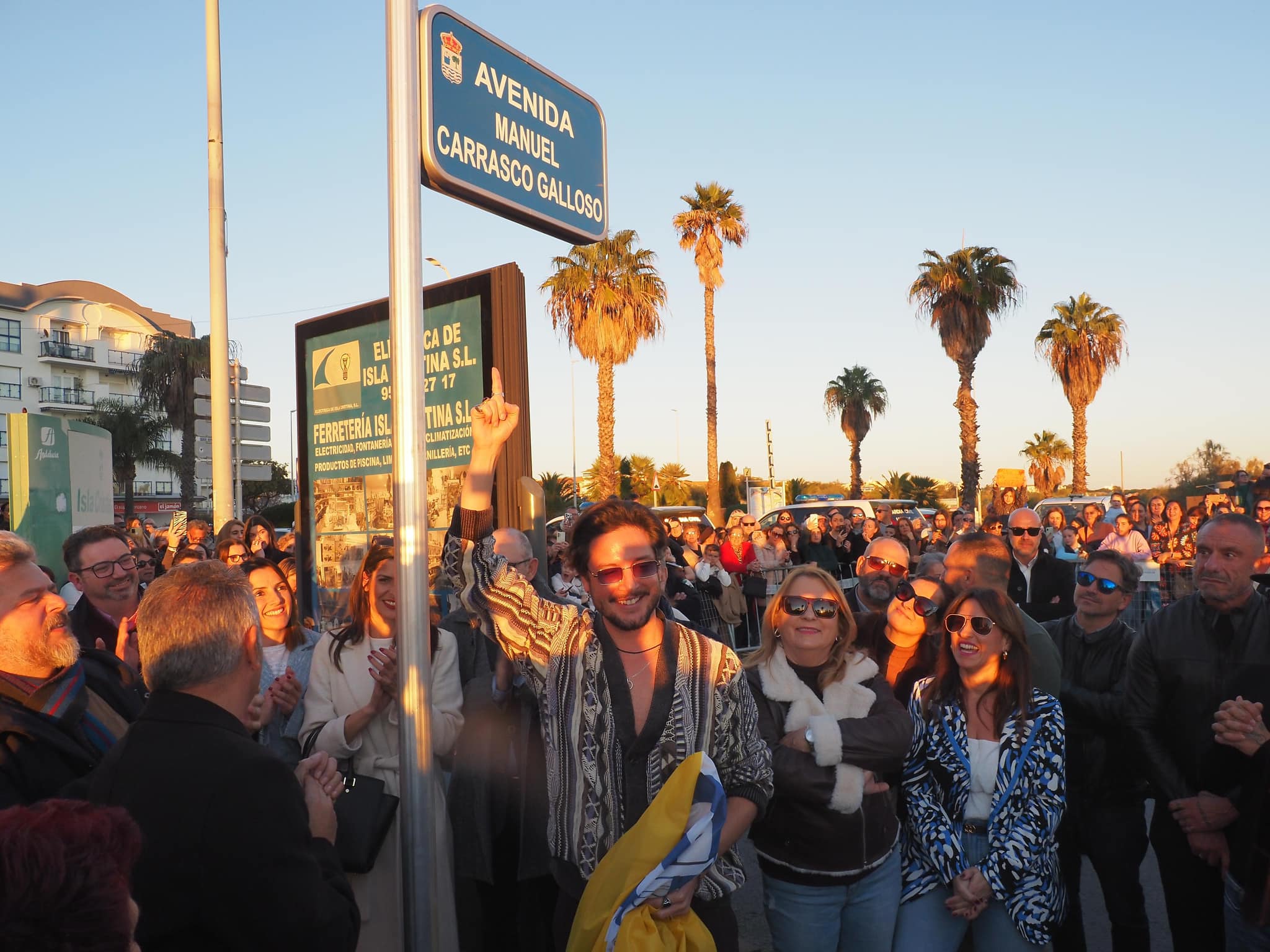 Inauguración de la Avenida Manuel Carrasco Galloso en Isla Cristina