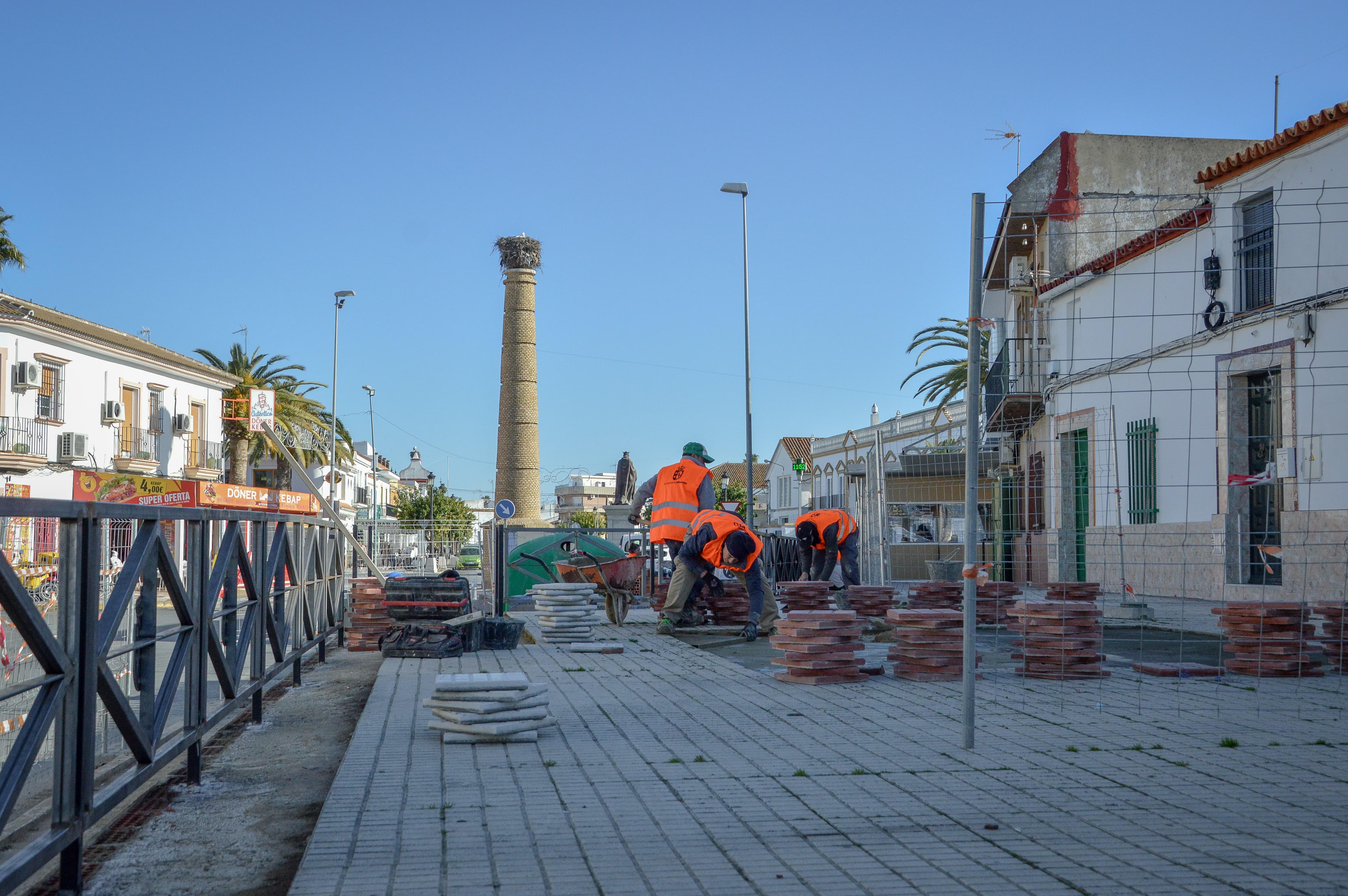 Obras de regeneración del casco urbano de Almonte | Ayuntamiento de Almonte