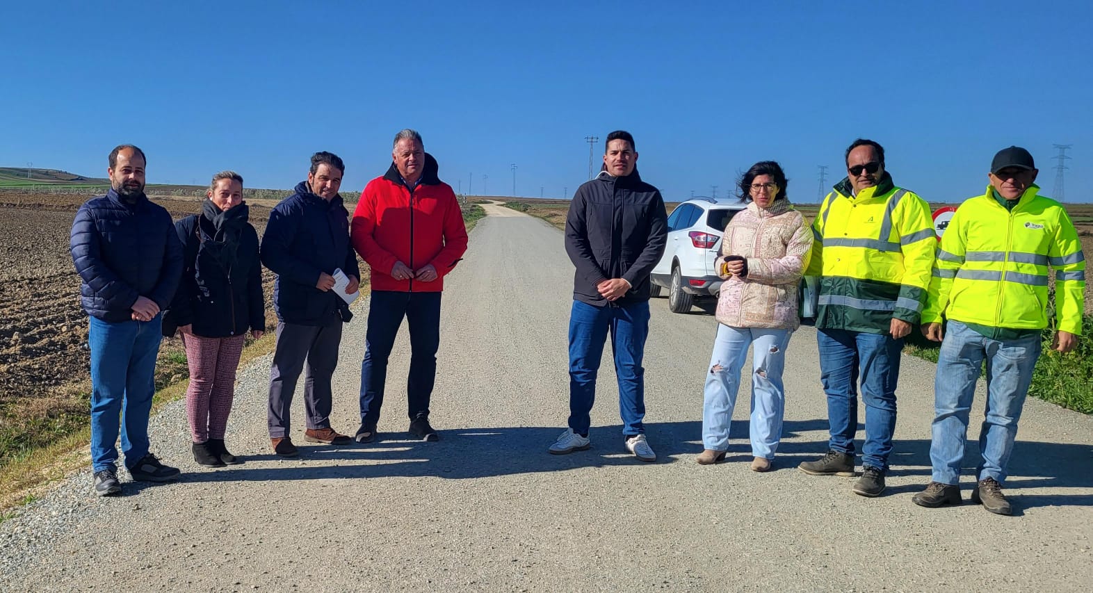 Visita de Yórquez a las vías pecuarias del Condado | Junta