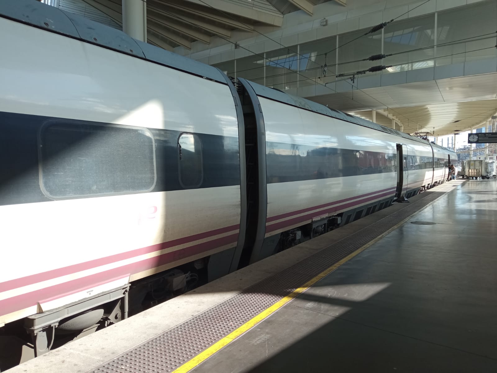 Llegada del ALVIA Huelva-Madrid a la estación de Atocha