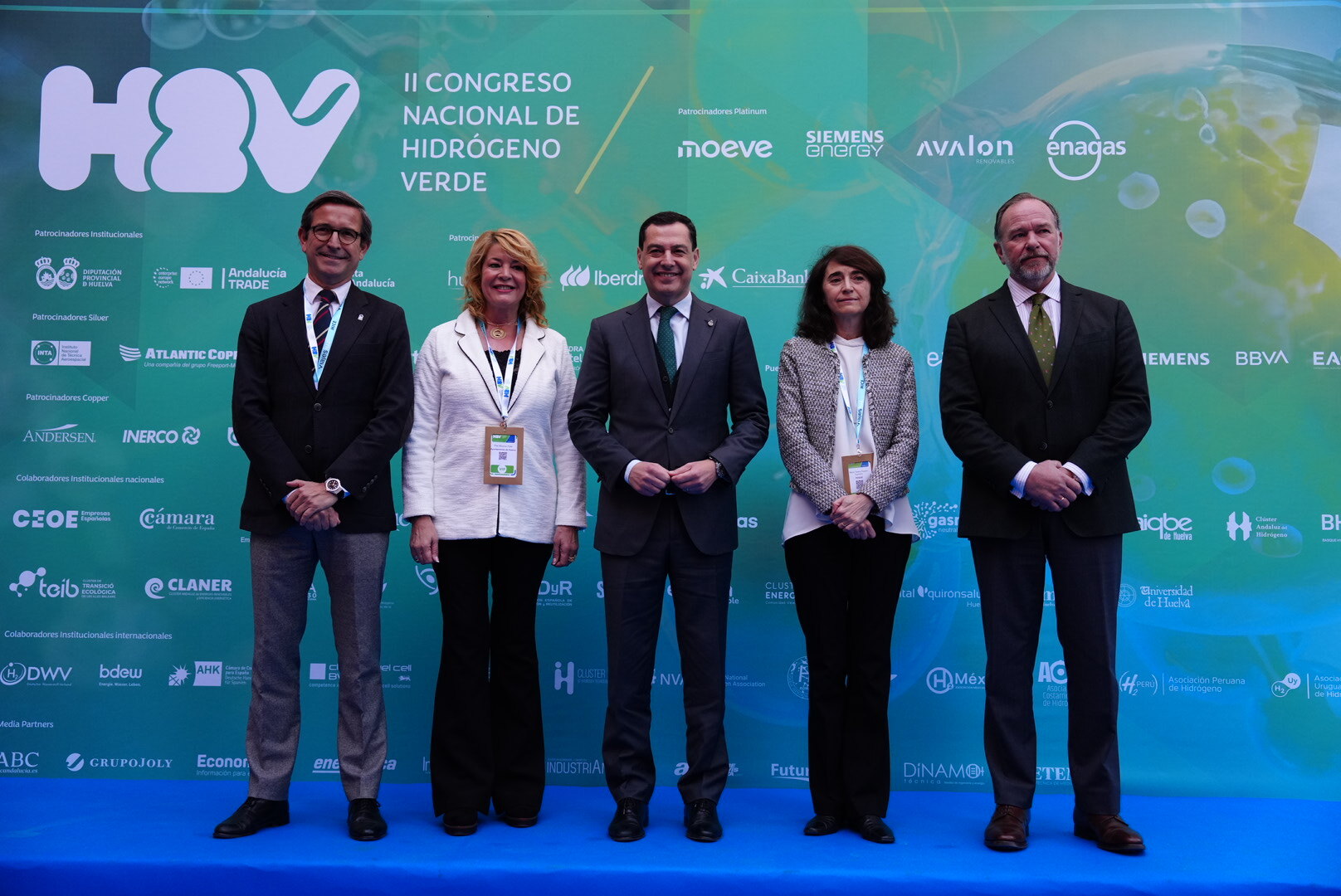 Juanma Moreno en el II Congreso Nacional de Hidrógeno Verde en Huelva | Junta