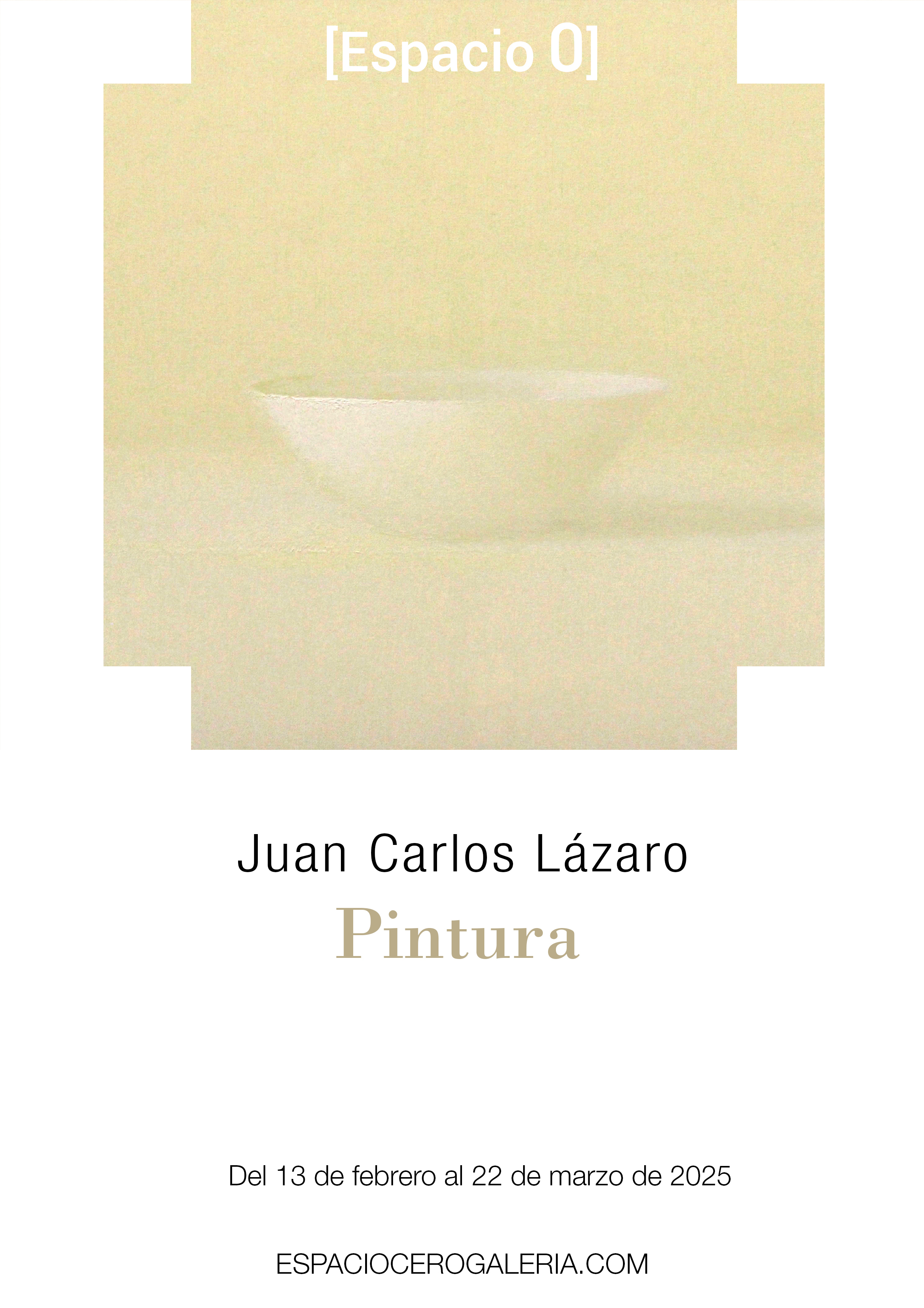 Cartel Juan Carlos Lázaro