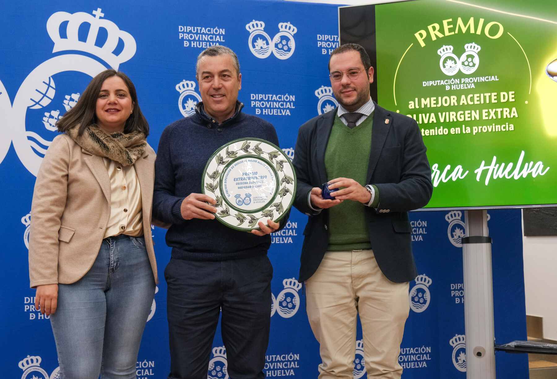 acogido el acto de entrega de los galardones correspondientes a la undécima edición del Premio Diputación de Huelva al Mejor Aceite de Oliva Virgen Extra de la provincia en la cosecha 2024/2025
