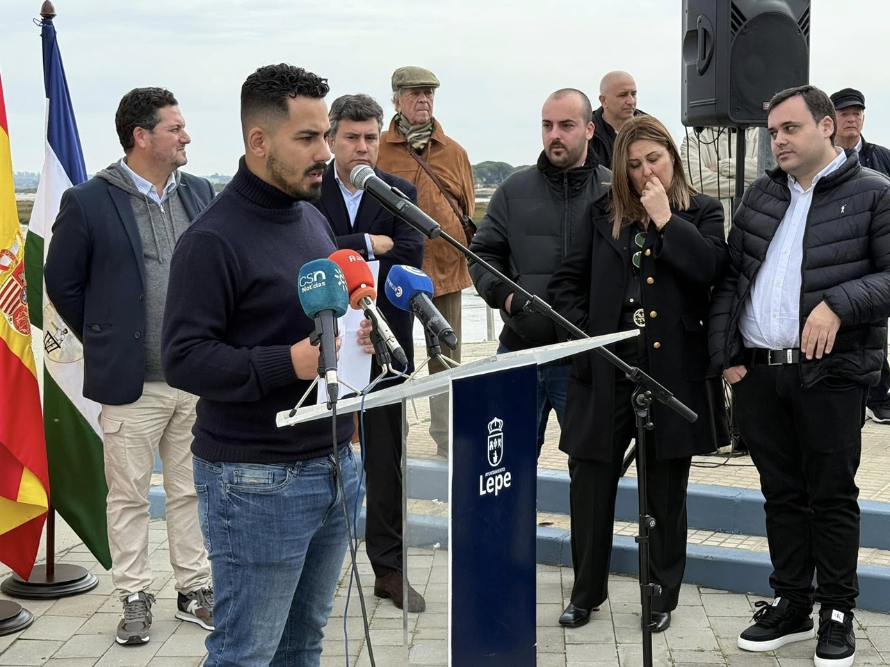 Un momento del acto