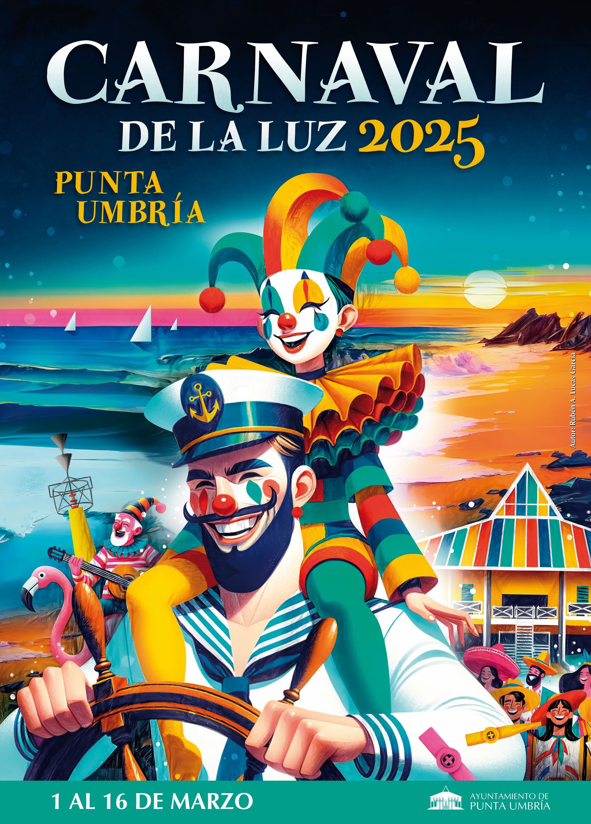 Cartel Carnaval de la Luz Punta Umbría 2025