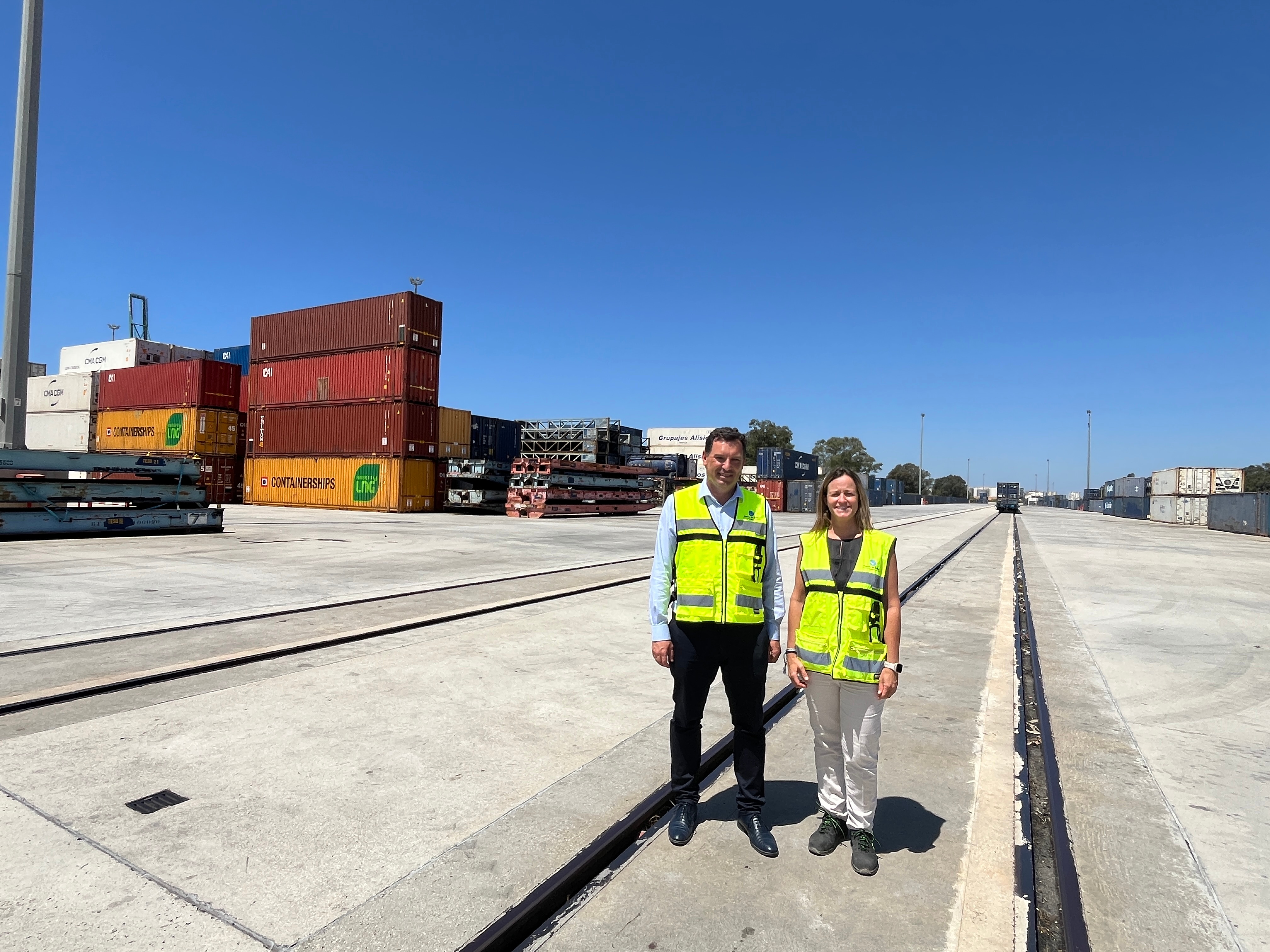 Visita a la terminal Ferroviaria APH