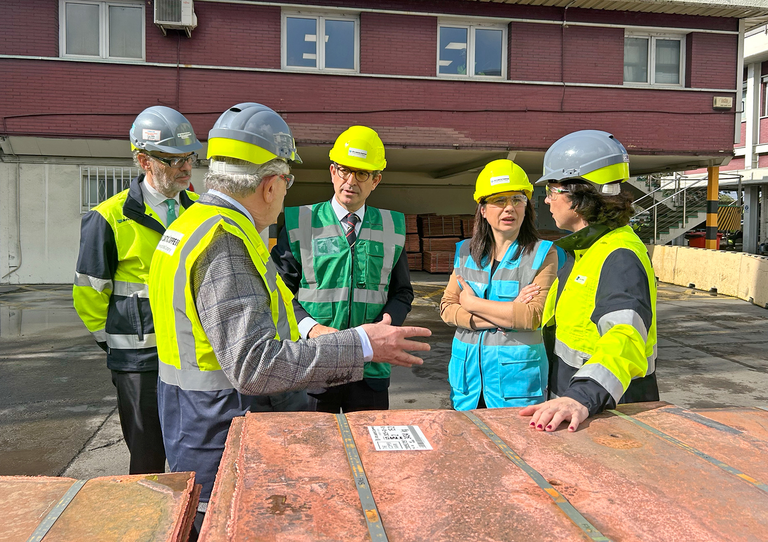 Visita de Jorge Paradela a las instalaciones de Atlantic Copper | AC