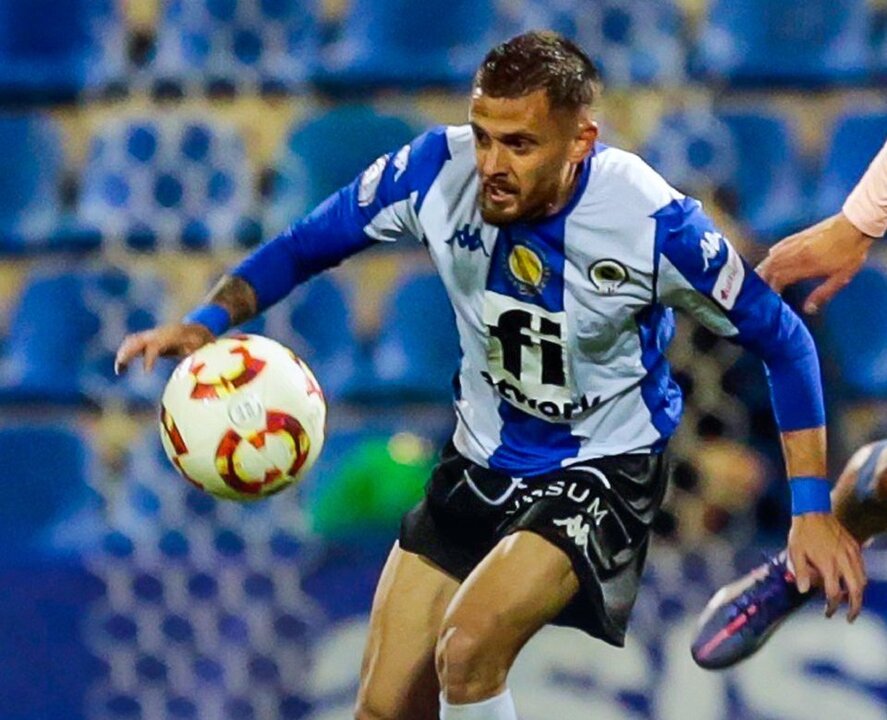 Otro de los momentos del encuentro Hércules-Recre