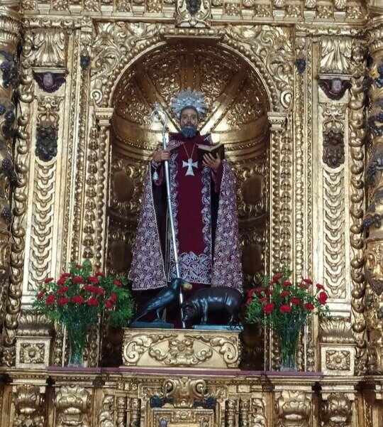 San Antonio Abad luce el traje de la Hermana María Maya
