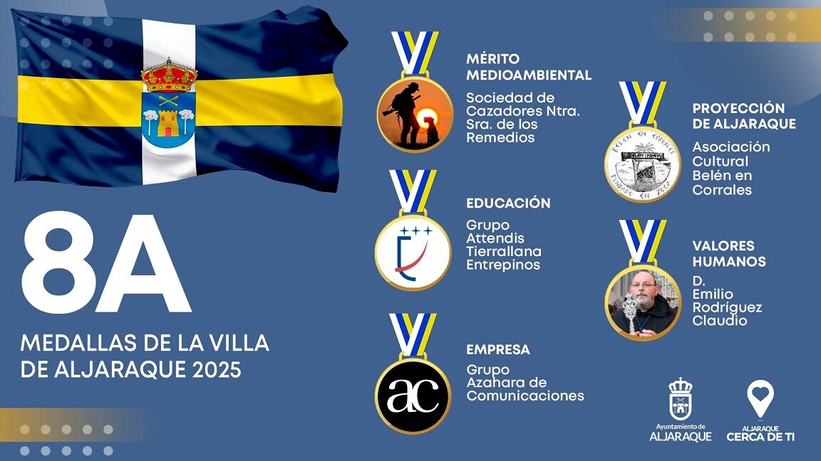 Medallas de la Villa de Aljaraque 2025