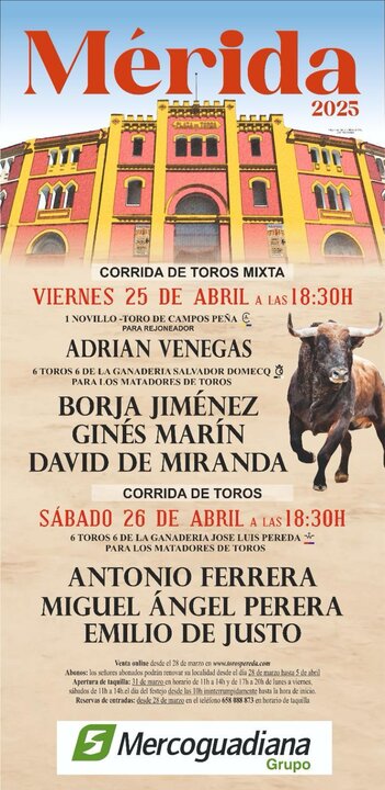 Cartel feria de Mérida
