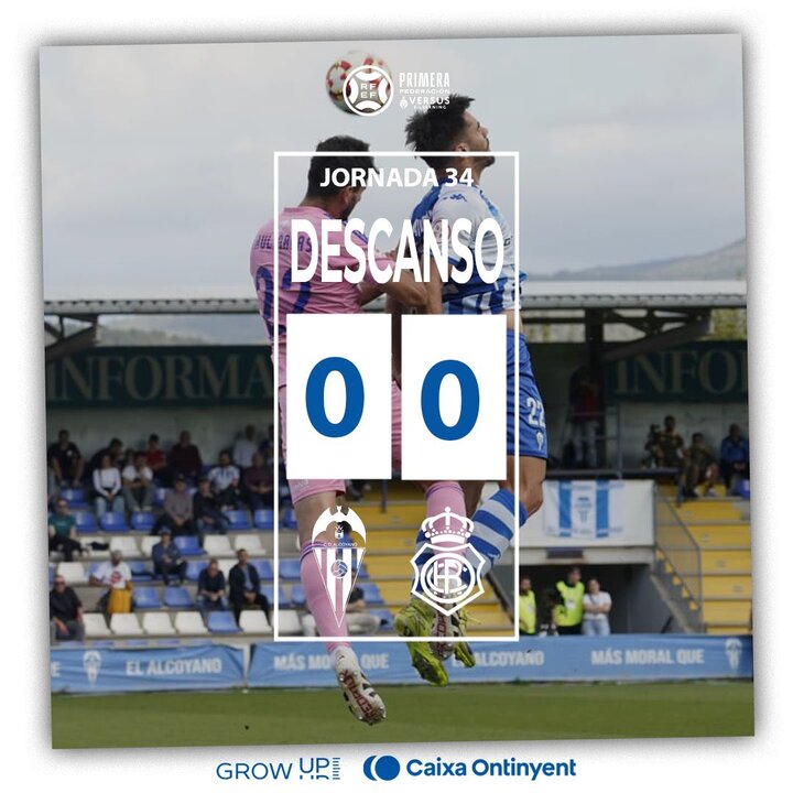 Descanso. Fuente: X del Alcoyano