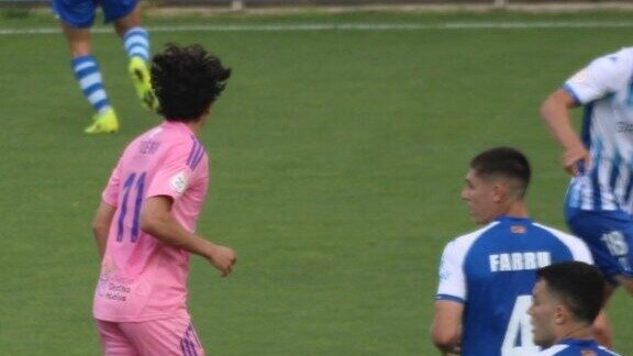 Pineau en la primera mitad. Fuente: Recreativo de Huelva