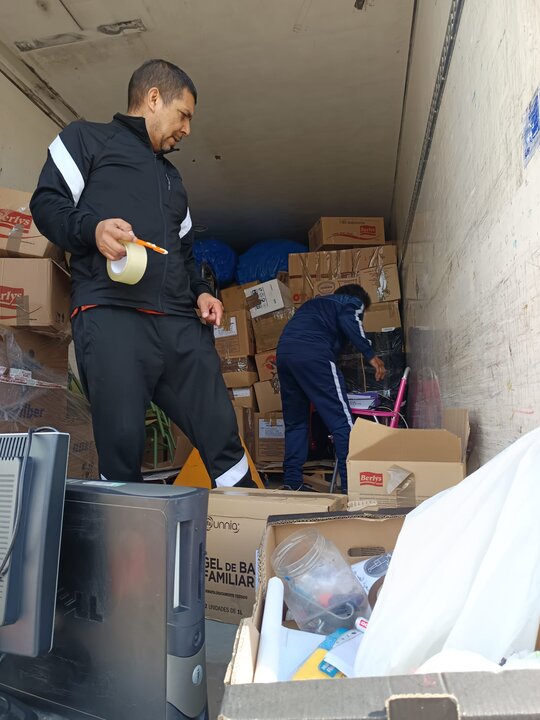 Preparando la Caravana de la Paz