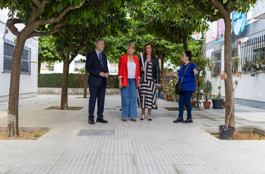 Obras en La Hispanidad. Fuente: Ayto. Huelva