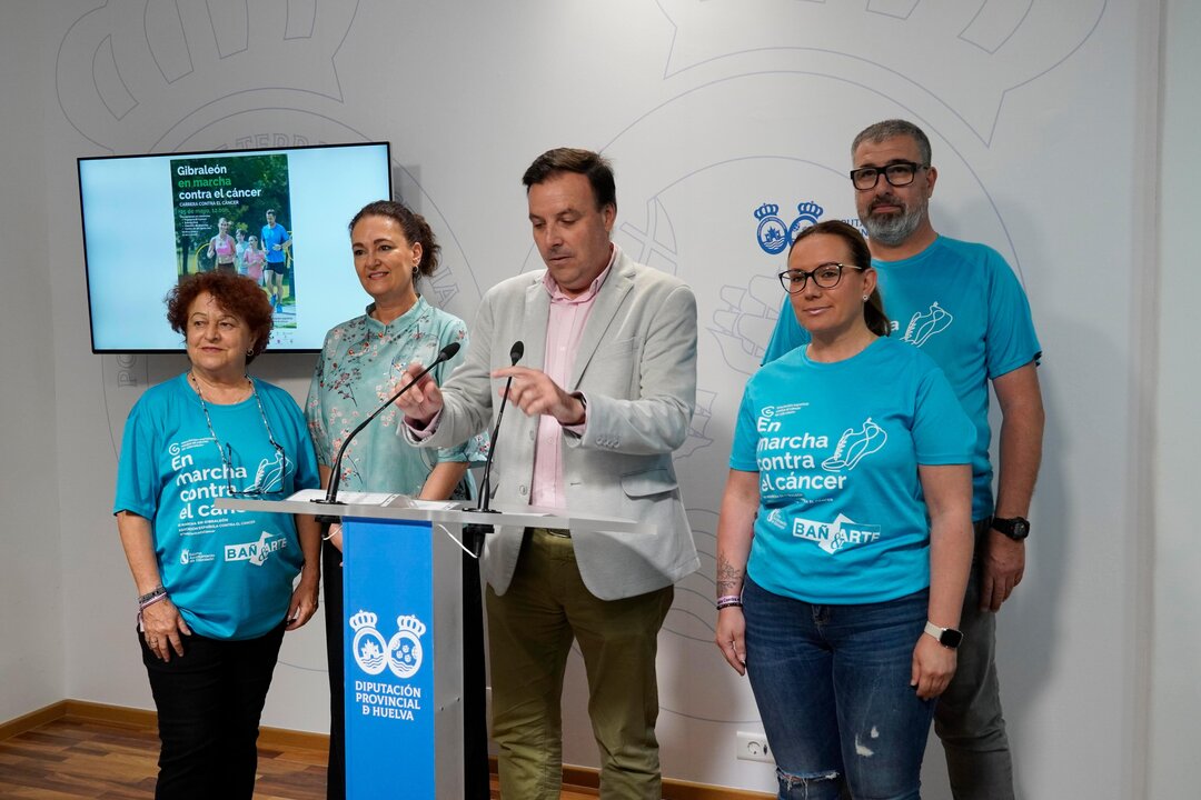Presentación de la Carrera contra el Cáncer. Fuente: Diputación de Huelva