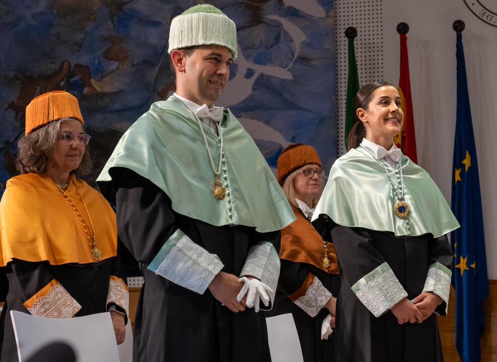 Uno de los momentos del acto