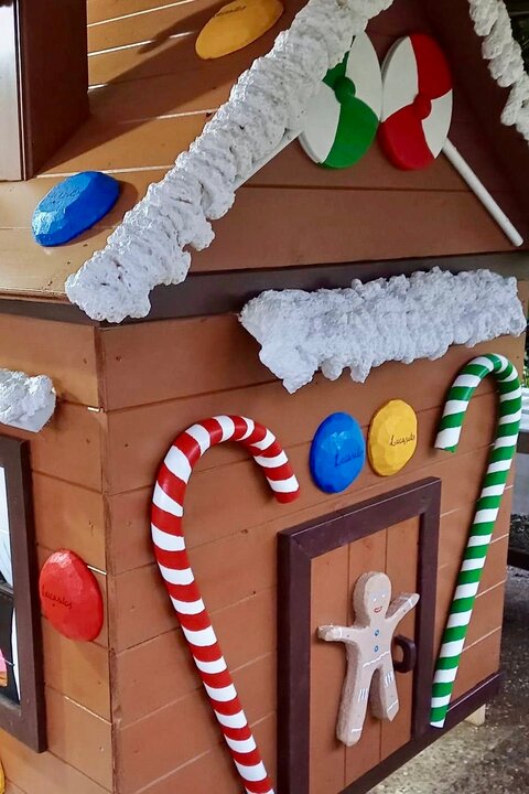 Casita de chocolate de Hansel y Gretel. Fuente: Ayto. Jabugo