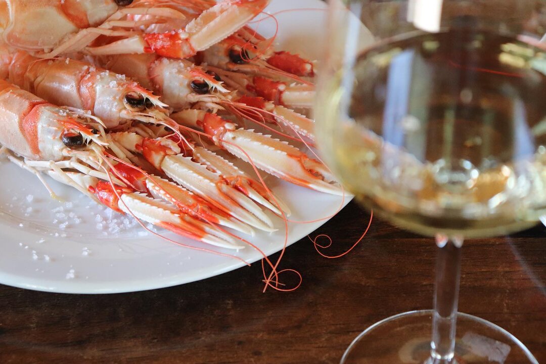 doña gamba marisco y vino del condado de huelva