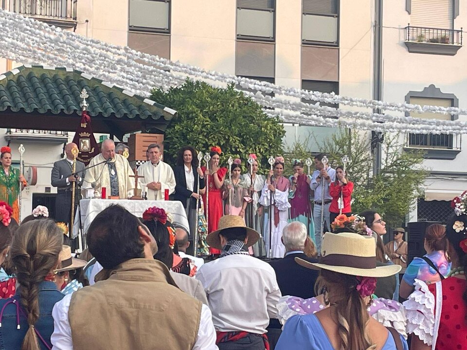 Misa de romeros en Gibraleón