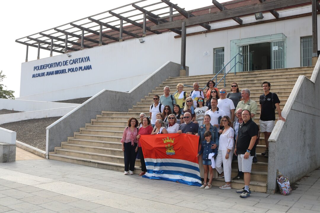 Cartayeros rumbo a Santiago de Compostela. Fuente: Ayto. Cartaya