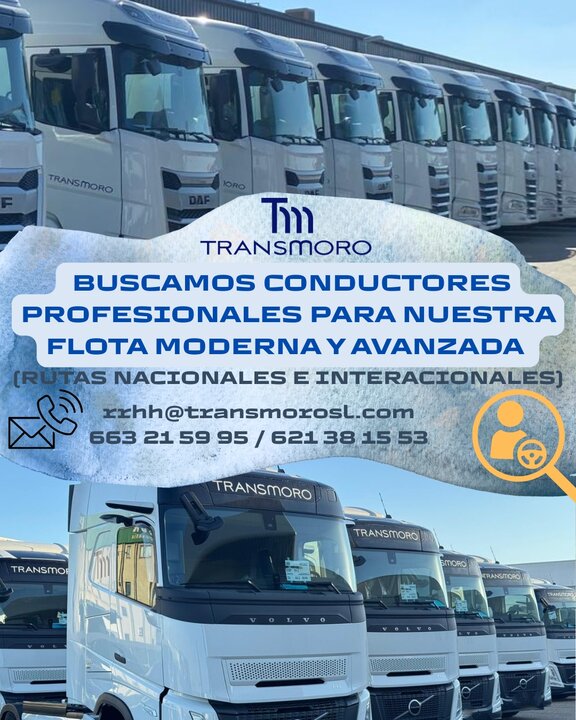 Oferta de empleo de Transmoro S.L.
