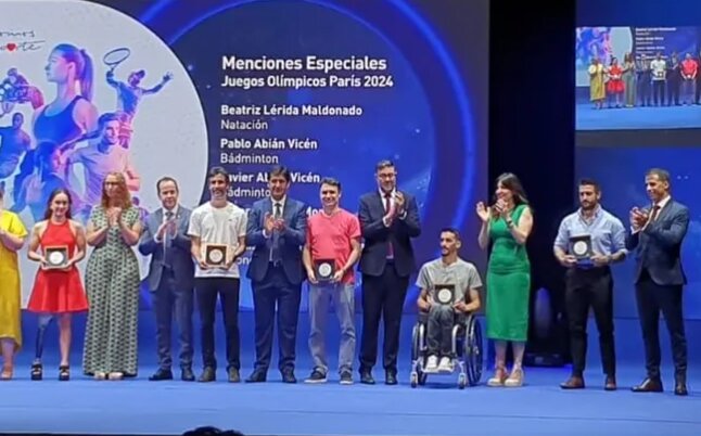 Premiados por la mención especial a los Juegos Olímpicos de Paris 2024. Fuente: Instagram  Pablo