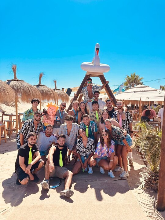 Empleados de Casa Diego Canaleta de Punta Umbría. Fuente: Cedida.