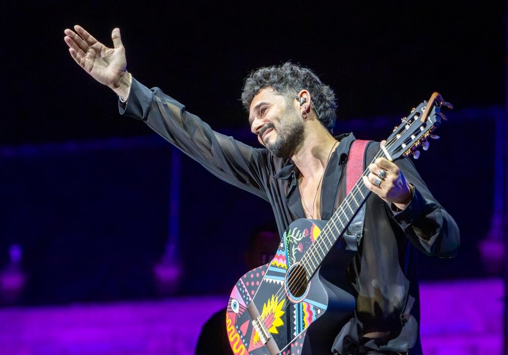 Molina en uno de sus recientes conciertos