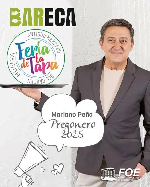 Mariano Peña será el pregonero de la Feria de la Tapa. Fuente: Bareca