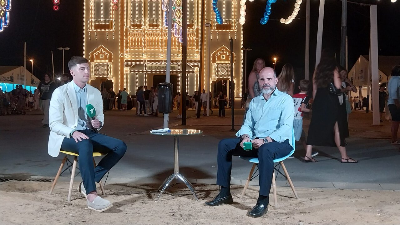 Francisco Mendoza, de El Corte Inglés, antes de su entrevista