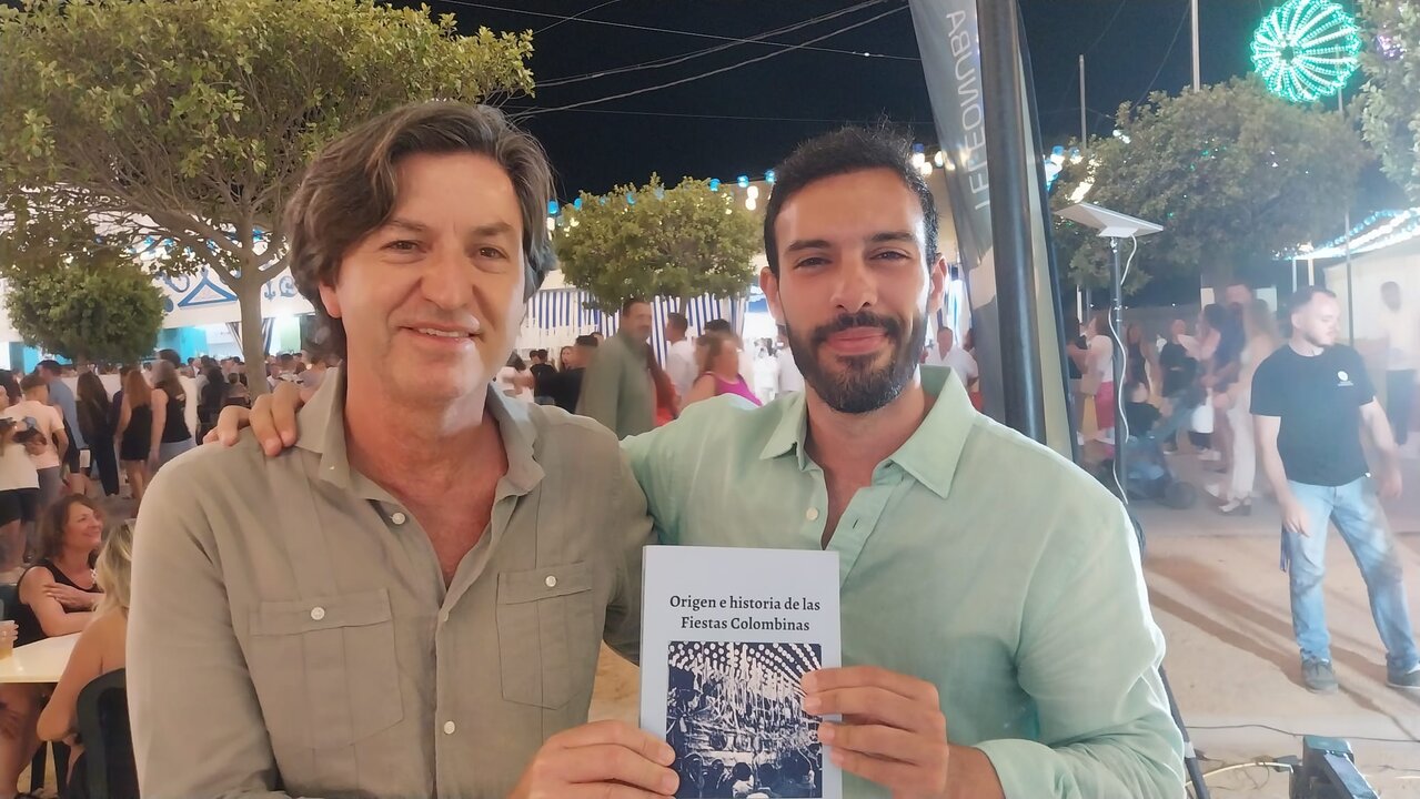 Wenceslao Font y Toni Garrido tras ser entrevistados