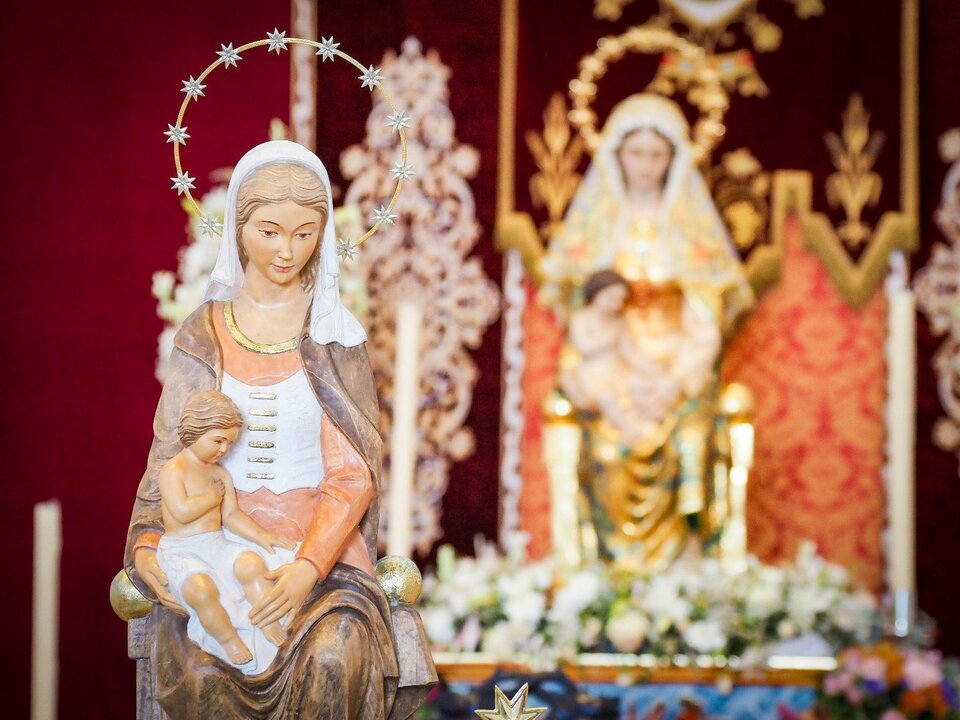 Procesión infantil de la Virgen del Mar, Punta del Caimán. Fuente: Facebook Jenaro Orta