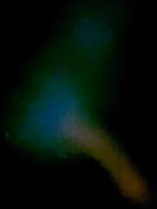Resultado de la Bioluminiscencia. Fuente: X Meteo Badajoz