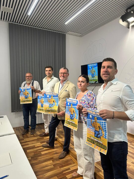 Presentación Campeonato de España de voley barro. Fuente: Diputación de Huelva