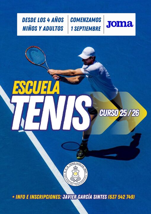 Curso de tenis 25-26 Real Club Recreativo de Huelva de Tenis