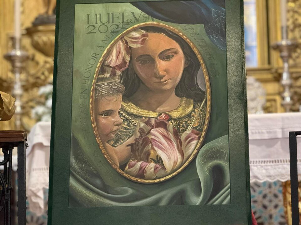cartel de la virgen de la cinta