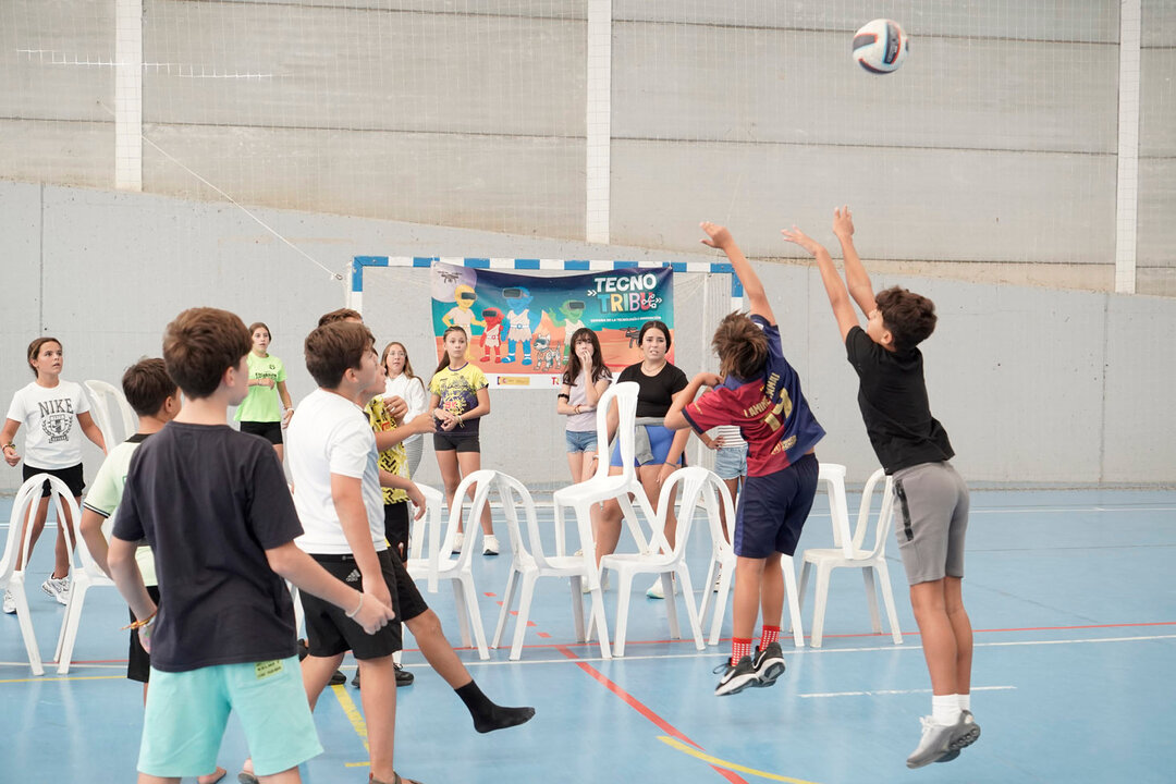 El deporte también ha tenido su espacio en esta semana de aprendizaje.
